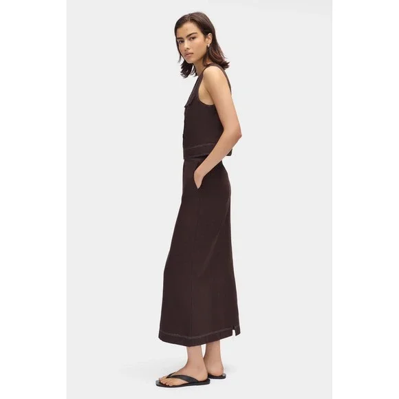 black and white striped a line dress Black Striped T Shirt Dress main image 1